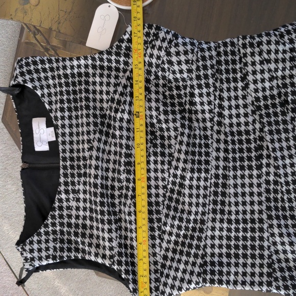 Jessica Simpson semi hounds tooth dress - Picture 10 of 11